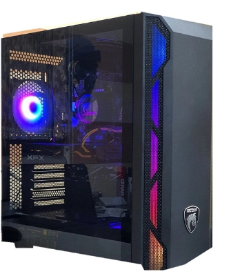 کامپیوتر گیمینگ Intel Core i5-12400 | رم 16GB DDR5 | SSD 256GB + HDD 1TB | RX 580 8GB